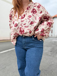 Jean femme Les Coquettes coupe wide