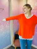 Pull Réversible Col V - RITA - 5 coloris