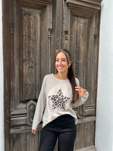 Pull_etoile_léopard_femme_taille_unique_modadom