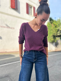 Pull col V — 8 couleurs | Matières nobles | Modadom