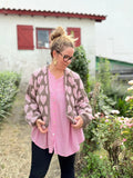 Gilet oversize laine cœur tendance 2025 Modadom