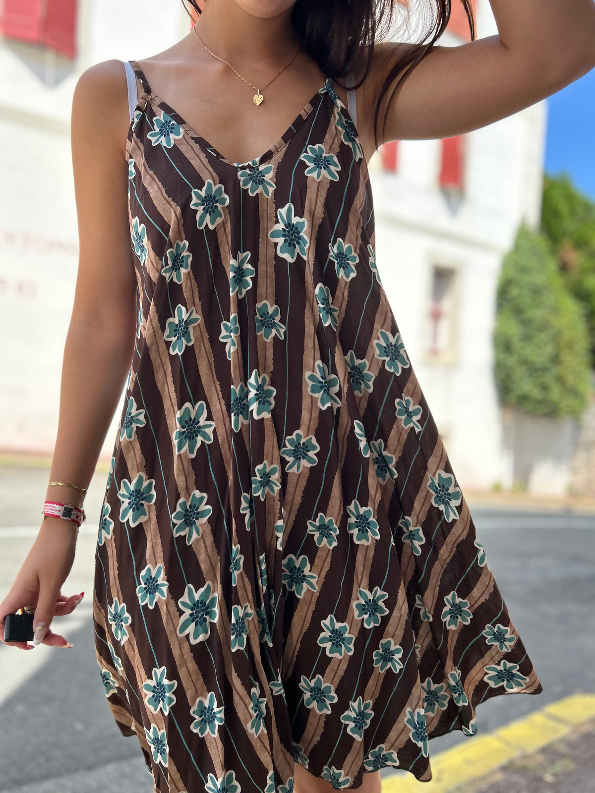 Robe Fleurie courte – Taille Unique