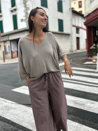 Pull léger manches chauve-souris – plusieurs couleurs