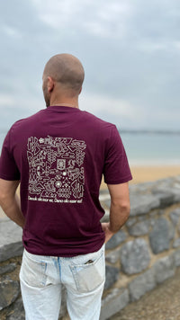 T-shirt DENAK EZ KEXA – Violine