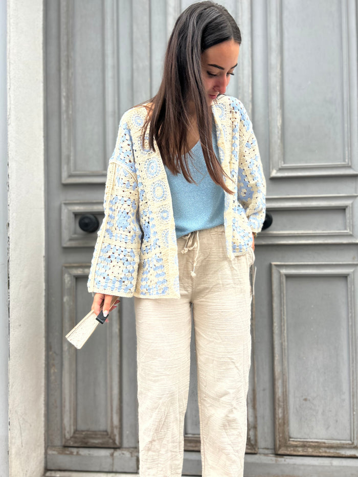 Gilet Crochet – Fabrication Italienne