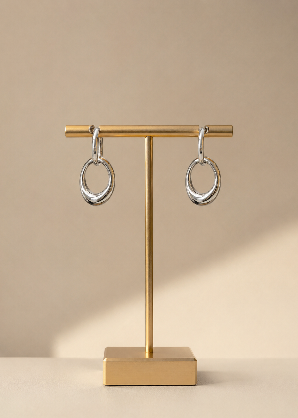 Boucles d'oreilles acier inoxydable – Argent