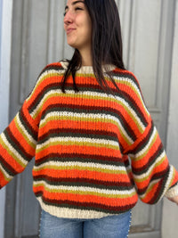 Pull Rainbow rayé ✨🍁