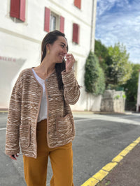 Cardigan Jacquard Ethnique | 2 couleurs