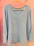 Pull Réversible Col V - RITA - 5 coloris