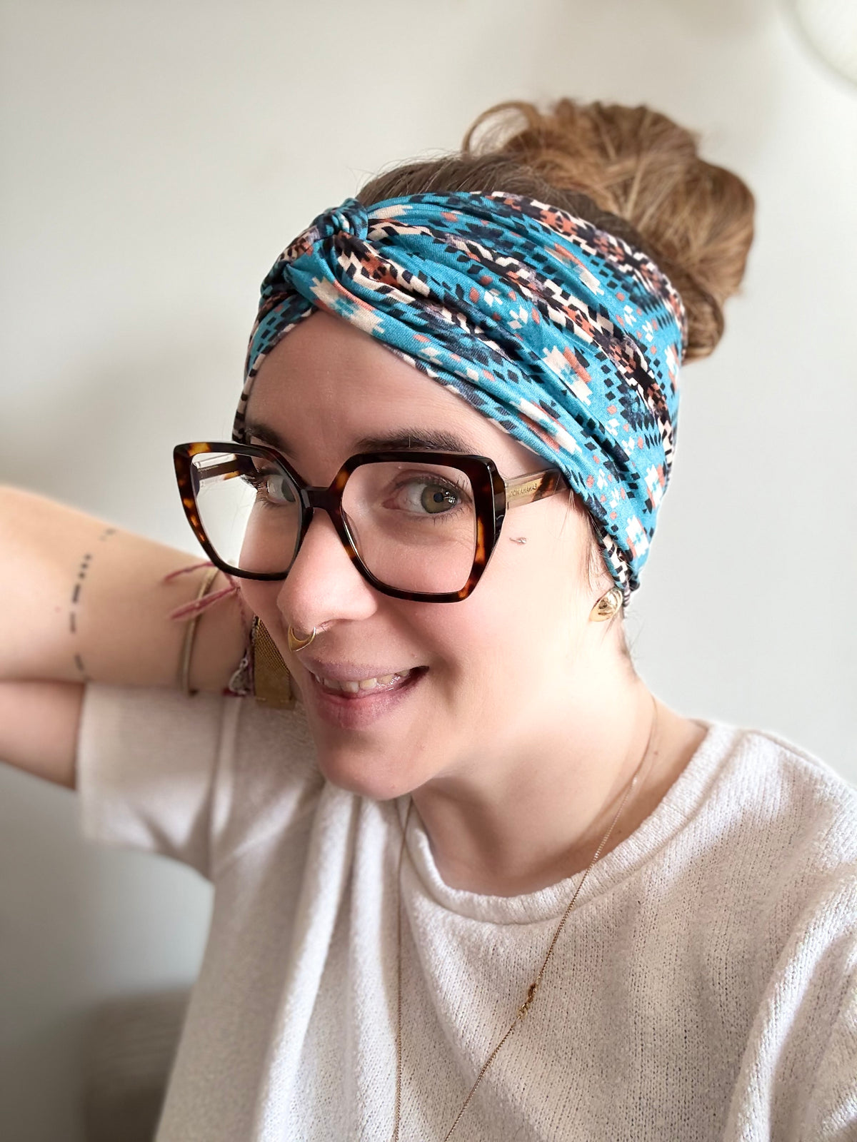 🐆 Bandeau cheveux épais imprimé – Le détail qui change tout