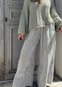Pantalon palazzo gaze de coton femme tendance 