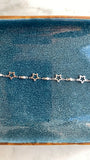 Bracelet acier étoiles