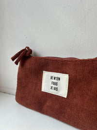 Pochette à messages en coton ✨