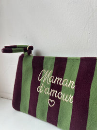 Pochette à messages en coton ✨