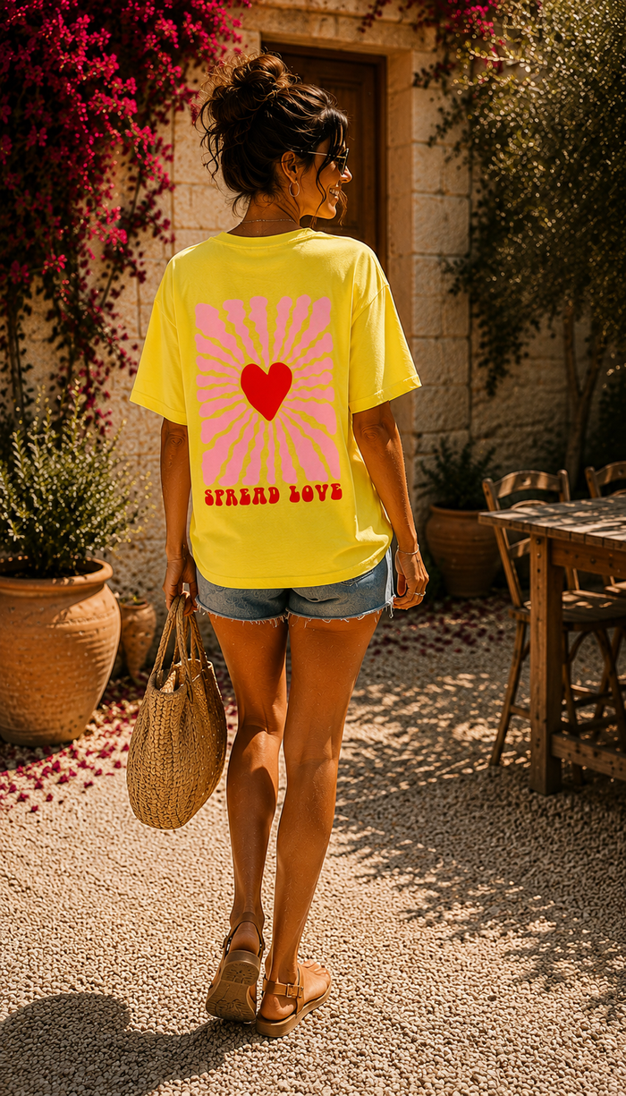 T-shirt Spread Love – Cœur Graphique