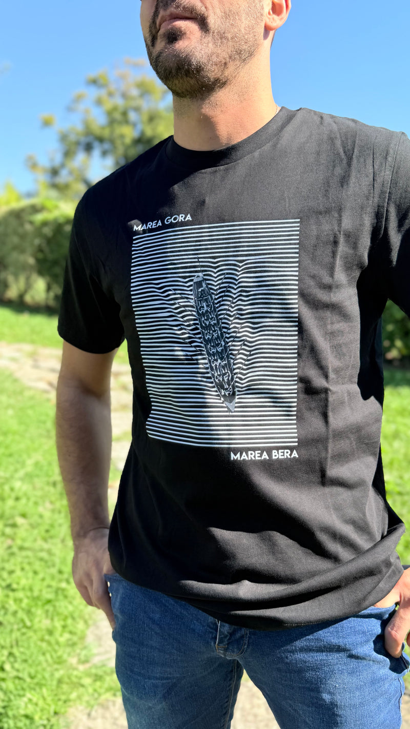 T-shirt EZ KEXA “Marea Gora / Marea Bera” – Coton bio – 4 coloris