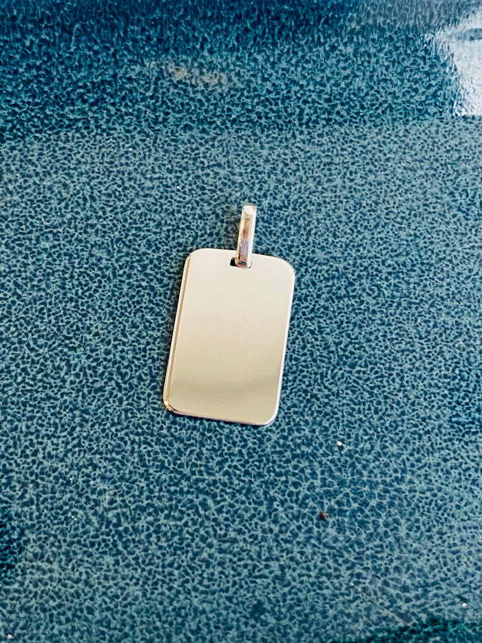 Pendentif argent 925 personnalisable