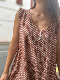 Robe Fluide Fleurie – Taille Unique