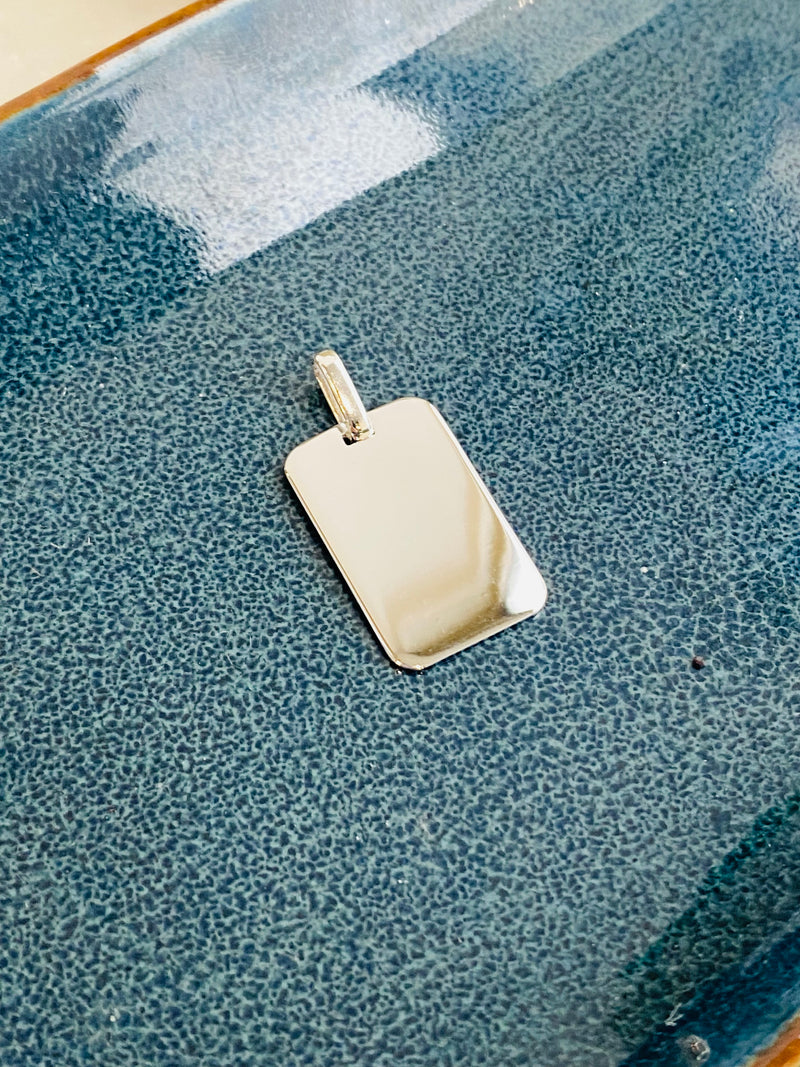 Pendentif argent 925 personnalisable