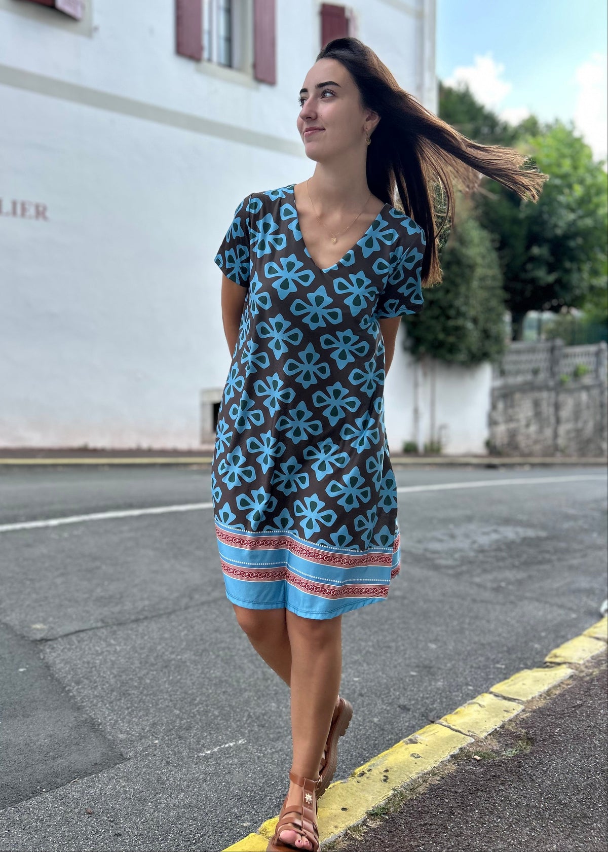 Robe Licra Manches Courtes | Taille Unique | Plusieurs Coloris