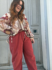 Pantalon barrel grande taille