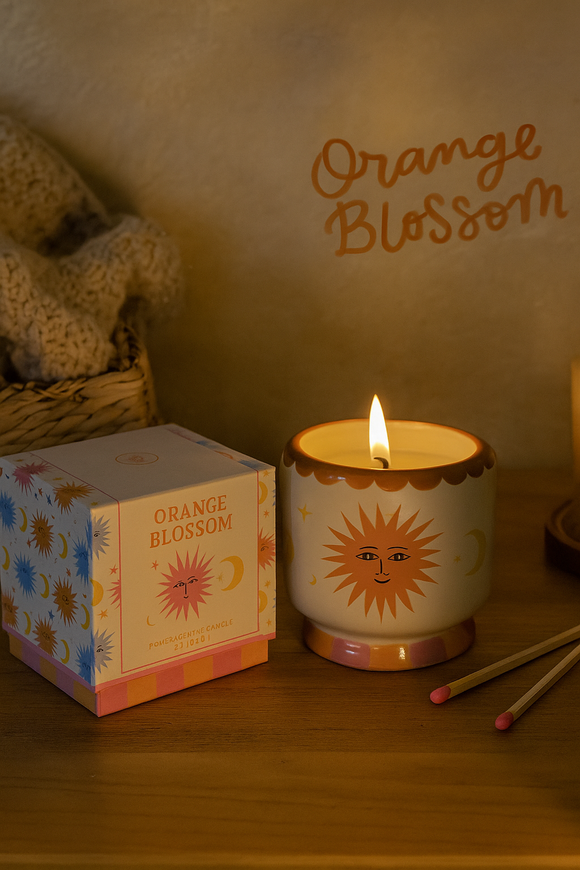☀️ Bougie Céramique – Orange Blossom