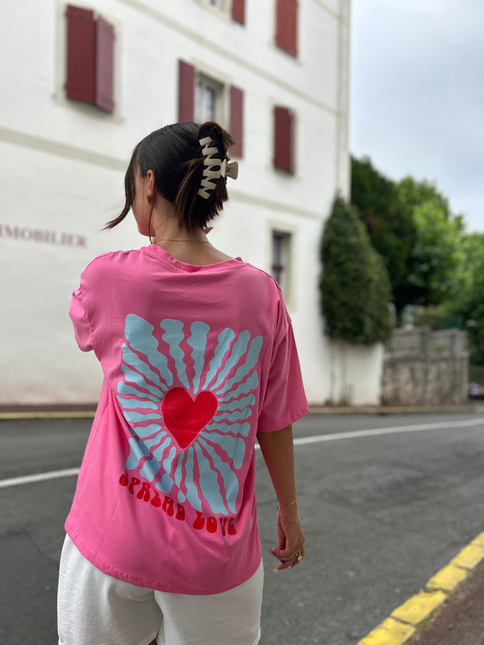 T-shirt Spread Love – Cœur Graphique
