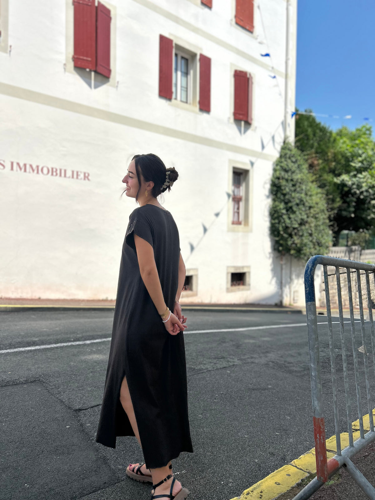 Robe large petits clous