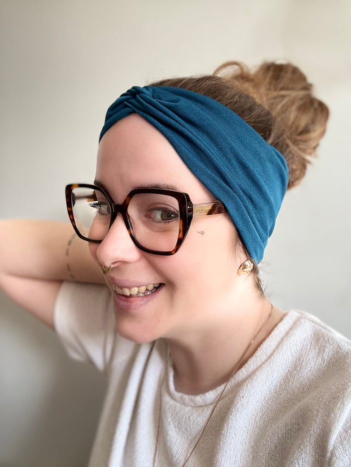 ✨ Bandeau cheveux épais croisé – Maintien parfait & confort absolu