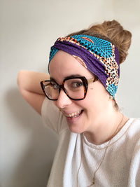 🐆 Bandeau cheveux épais imprimé – Le détail qui change tout