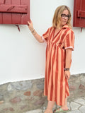 Robe oversize rayée tendance Modadom 