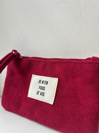 Pochette à messages en coton ✨