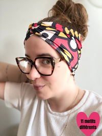 🐆 Bandeau cheveux épais imprimé – Le détail qui change tout
