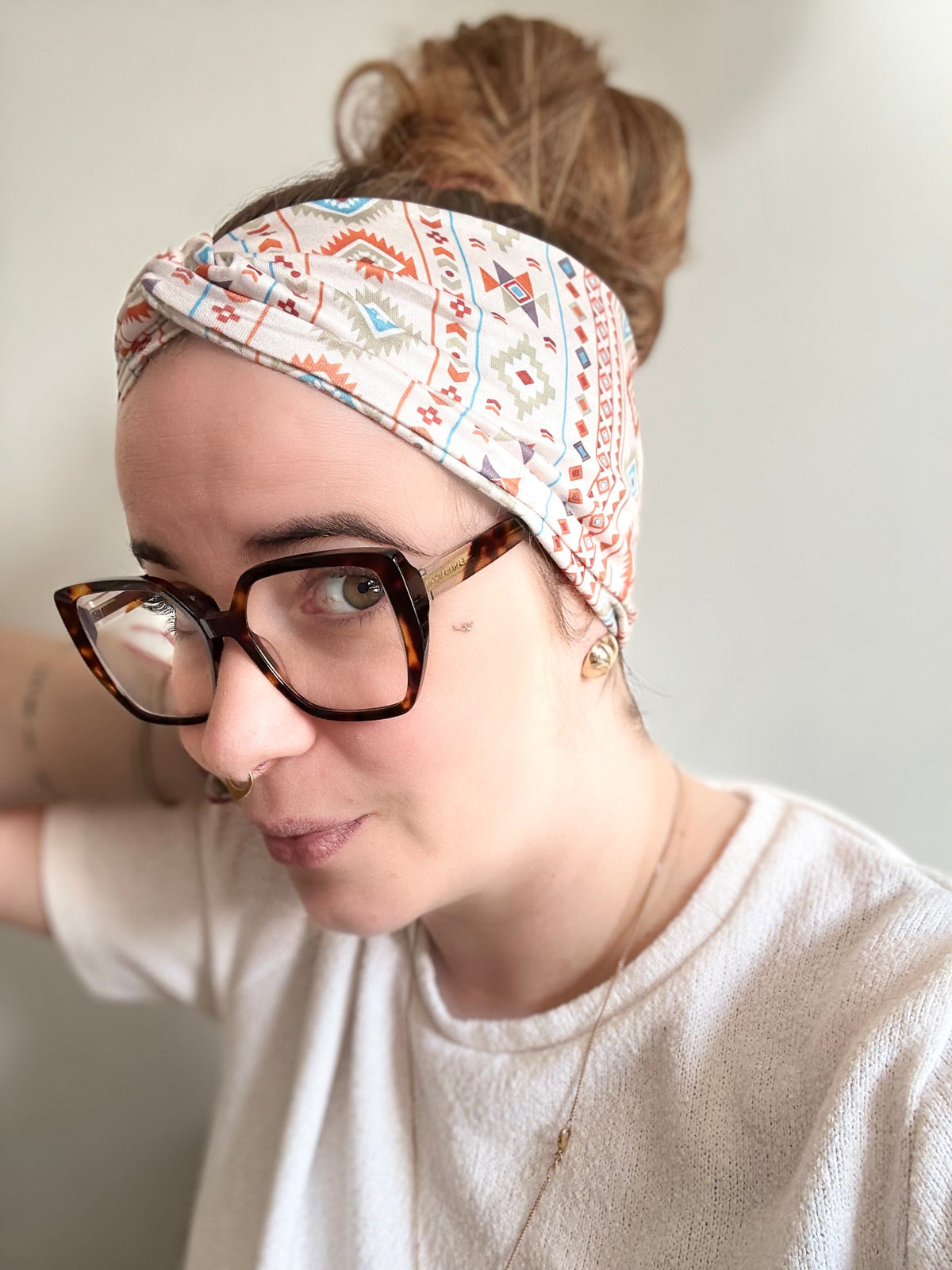 🐆 Bandeau cheveux épais imprimé – Le détail qui change tout