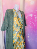 🍋 Robe "Soleil Citron" & Gilet "Brise d’Olive" – L’ENSEMBLE QUI SENT L’ÉTÉ