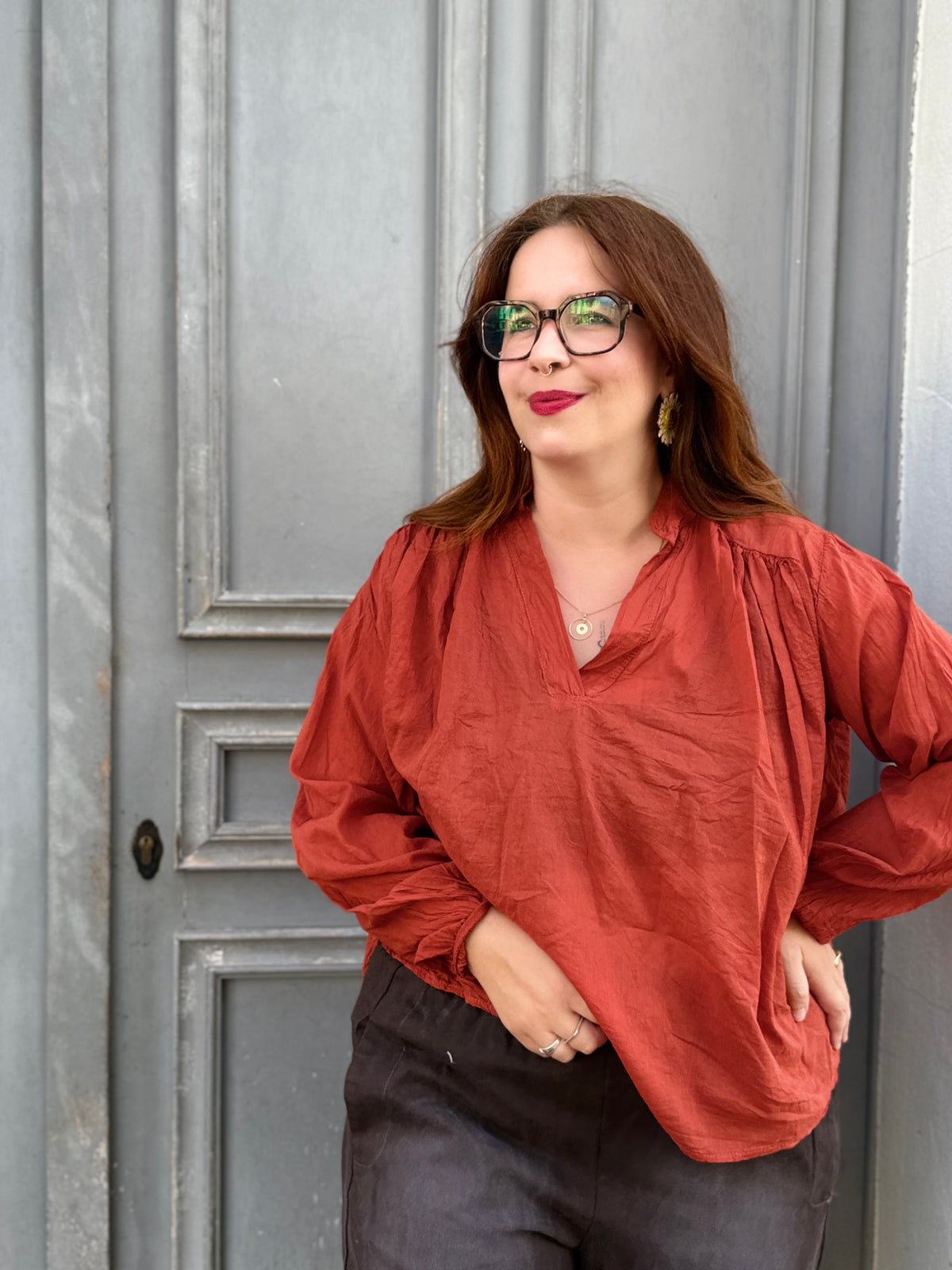 Blouse en voile de coton - Plusieurs couleurs