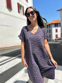 Robe T-Shirt Léopard – Taille Unique (36/42)