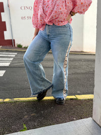 Jean Femme Dentelle Tendance