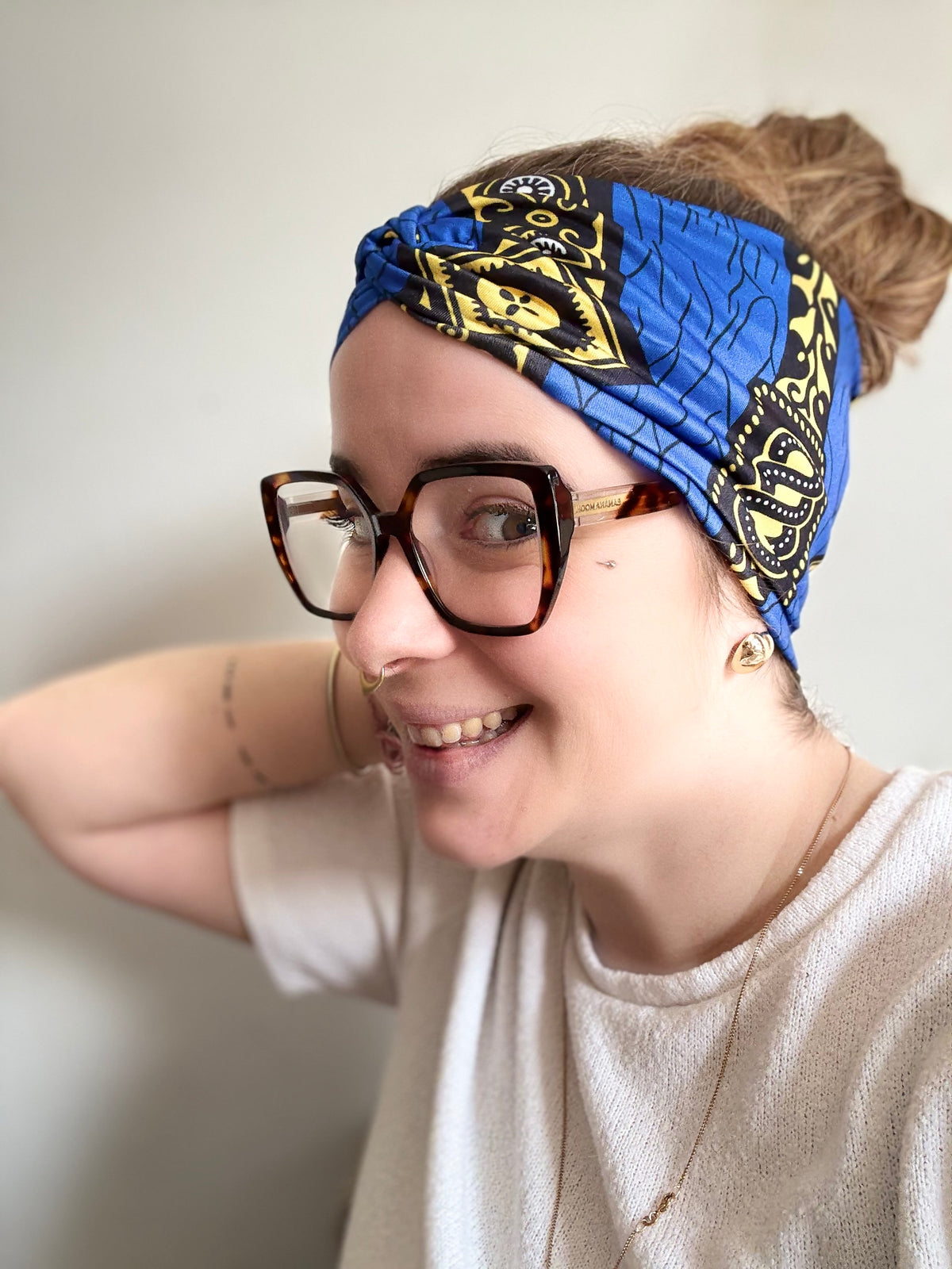 🐆 Bandeau cheveux épais imprimé – Le détail qui change tout