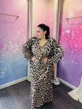 Robe Longue Léopard "Amore" - Chiara