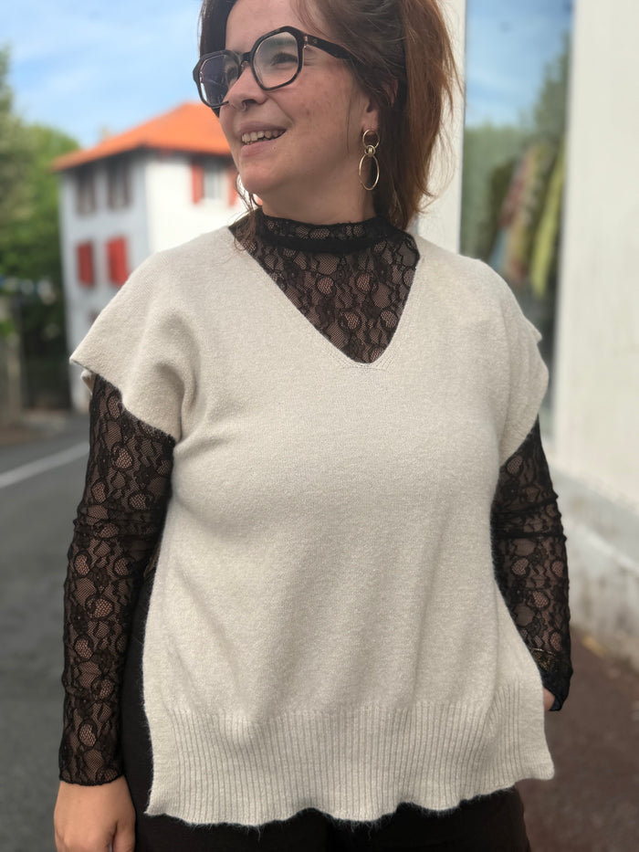 Pull sans manches — Matières nobles | Taille unique | Modadom