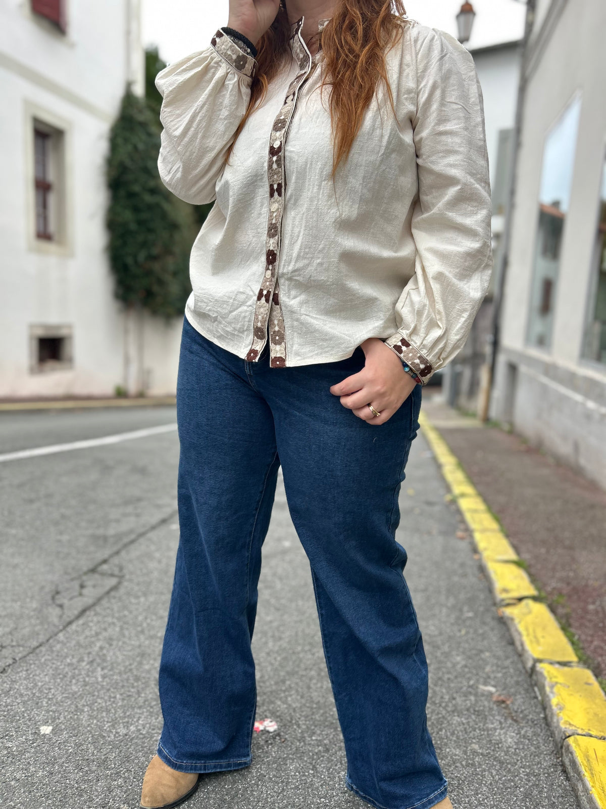 Jean femme The Contemporary coupe large
