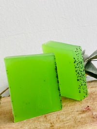 Savon glycérine - menthe et arbre de thé