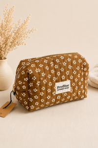 Trousse Matelassée Fleurie