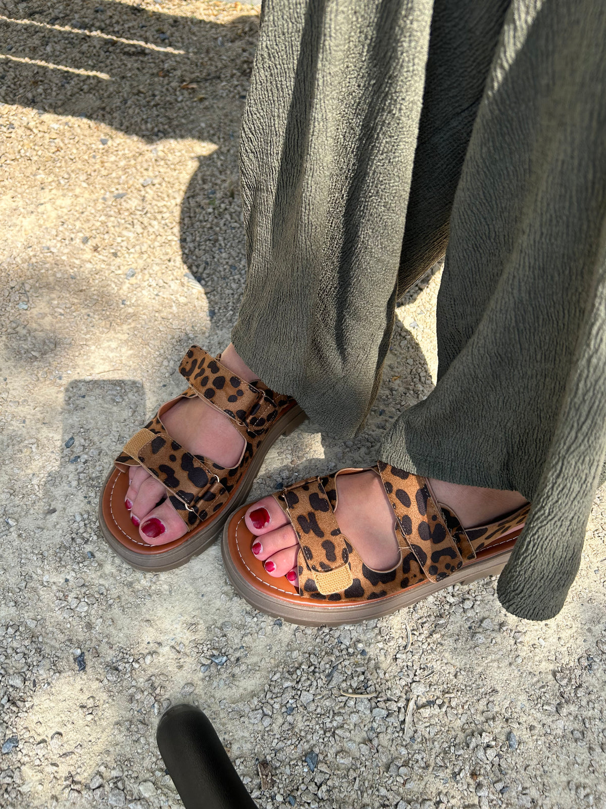Sandales Plateforme Femme Imprimé Léopard – Double Scratch Style Boho Tendance