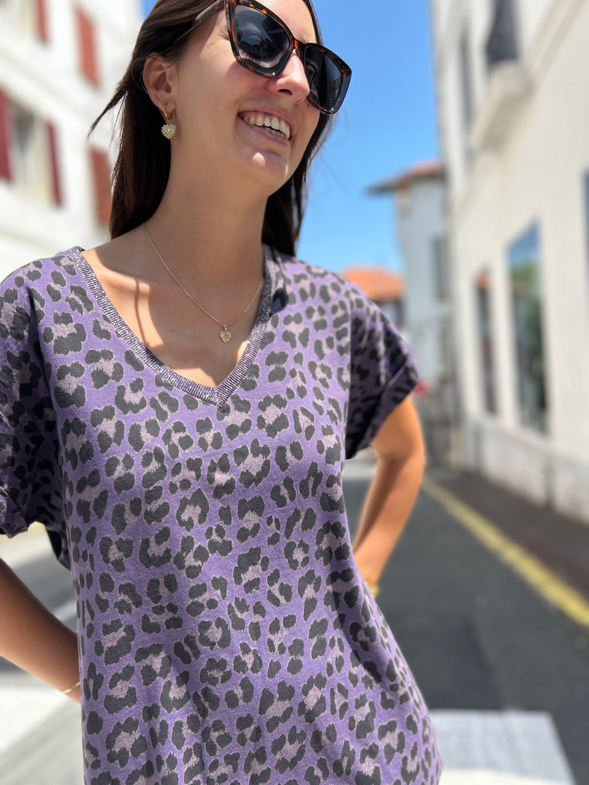 Robe T-Shirt Léopard – Taille Unique (36/42)