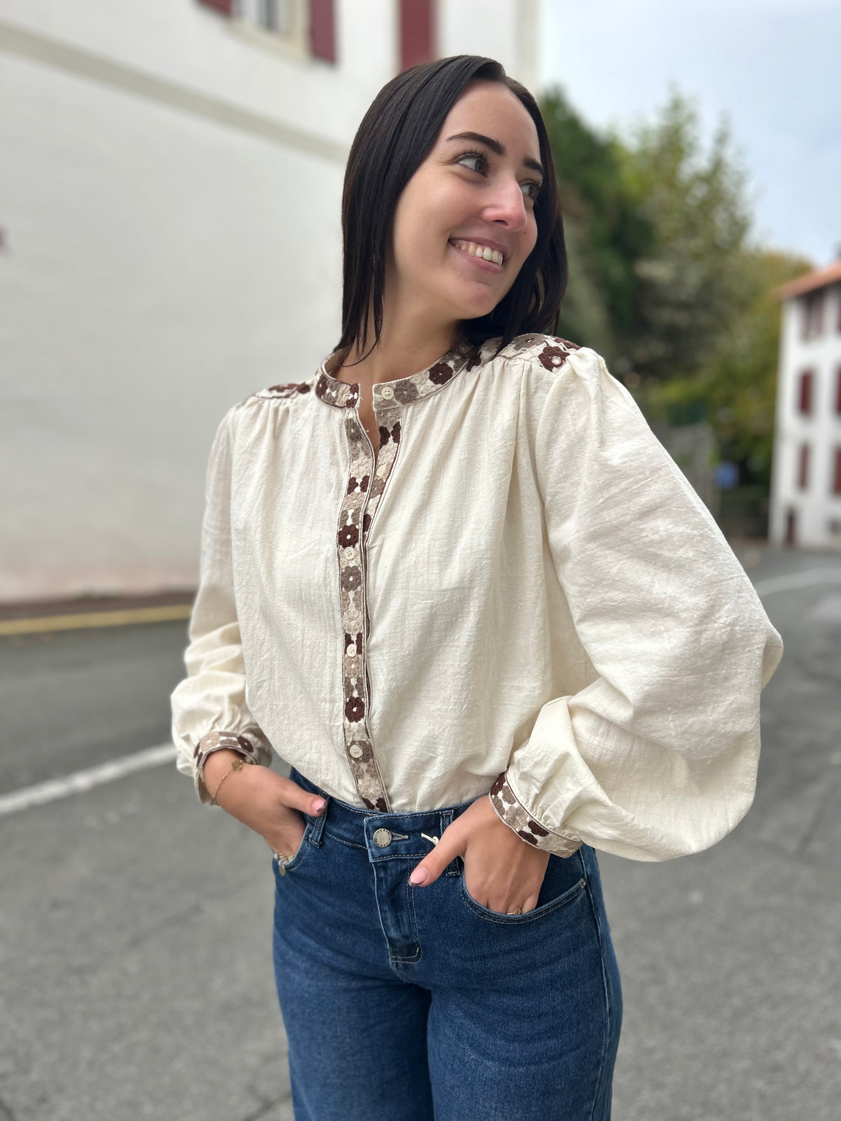 Jean femme The Contemporary coupe large