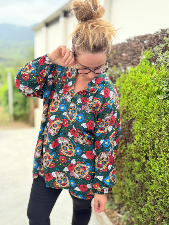 Tunique tête de mort tendance Modadom