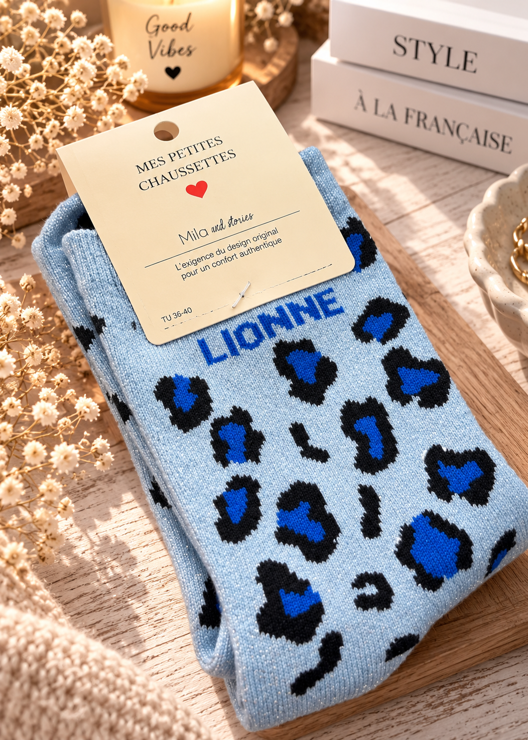 Chaussettes "Lionne"
