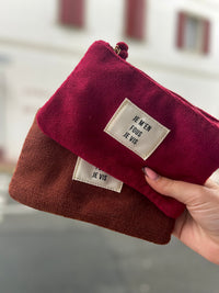 Pochette à messages en coton ✨